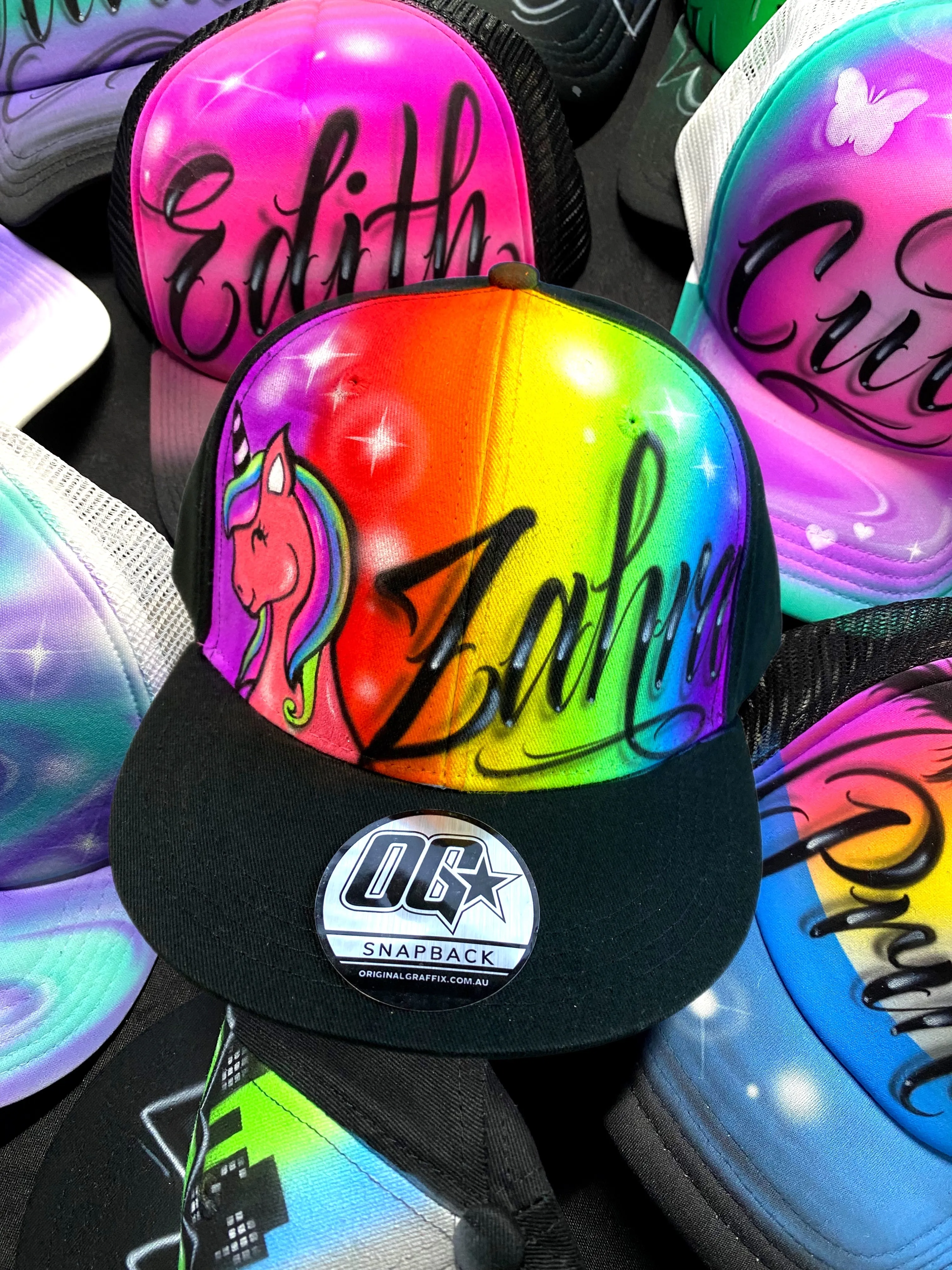 Unicorn Snapback Cap