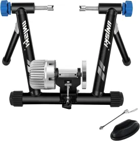 Unisky Bike Trainer Stand Indoor Bicycle Stand with Noise Reduction Magnetic Stationary Stand fits for 26-28inch, 700C Wheel