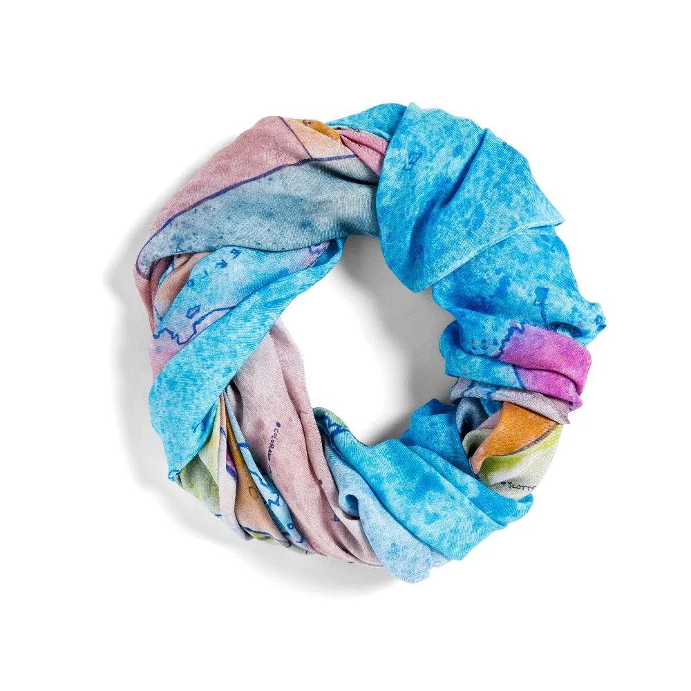 [us map]  [jumbo oblong scarf]