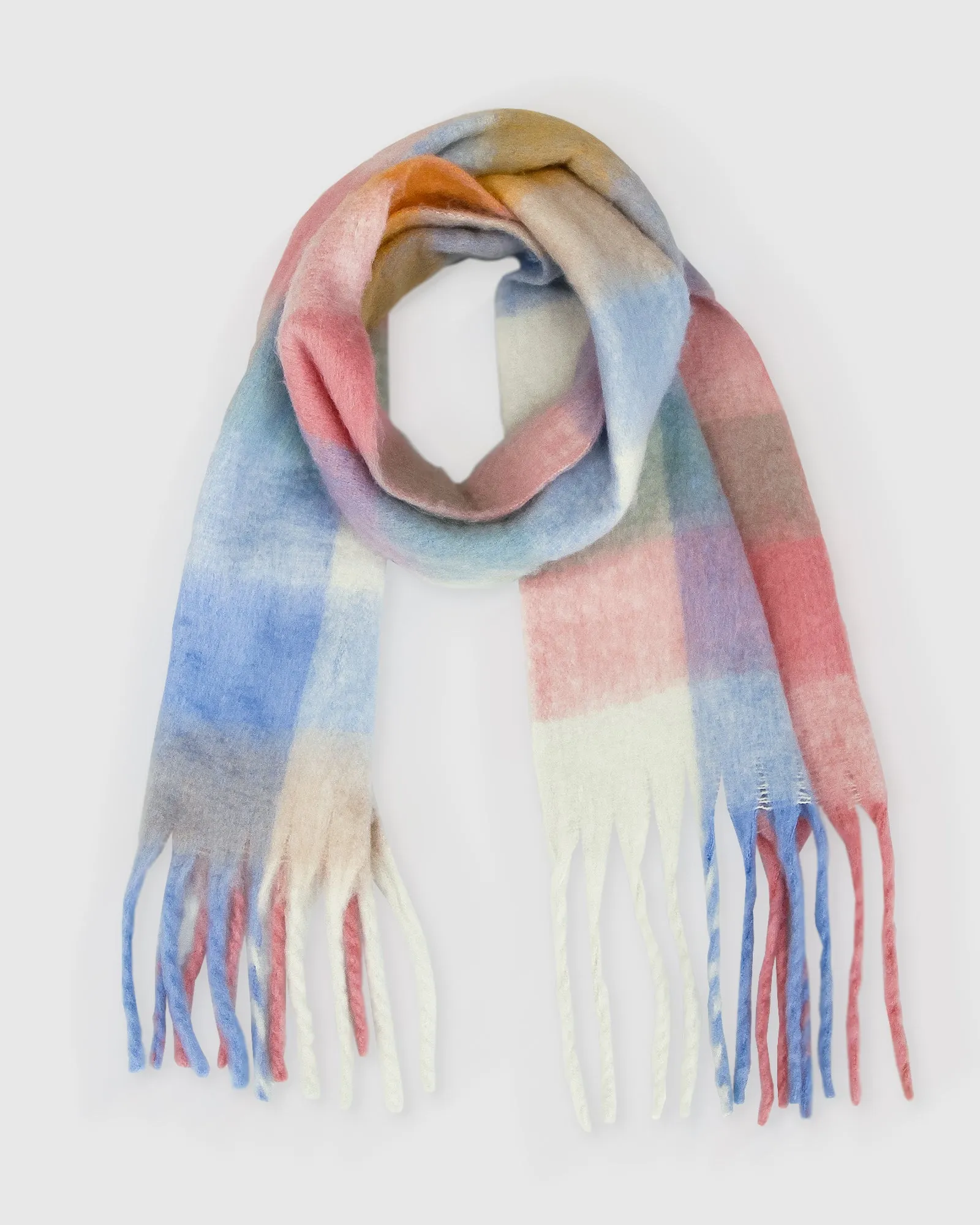 Vail Checkered Scarf - Candy