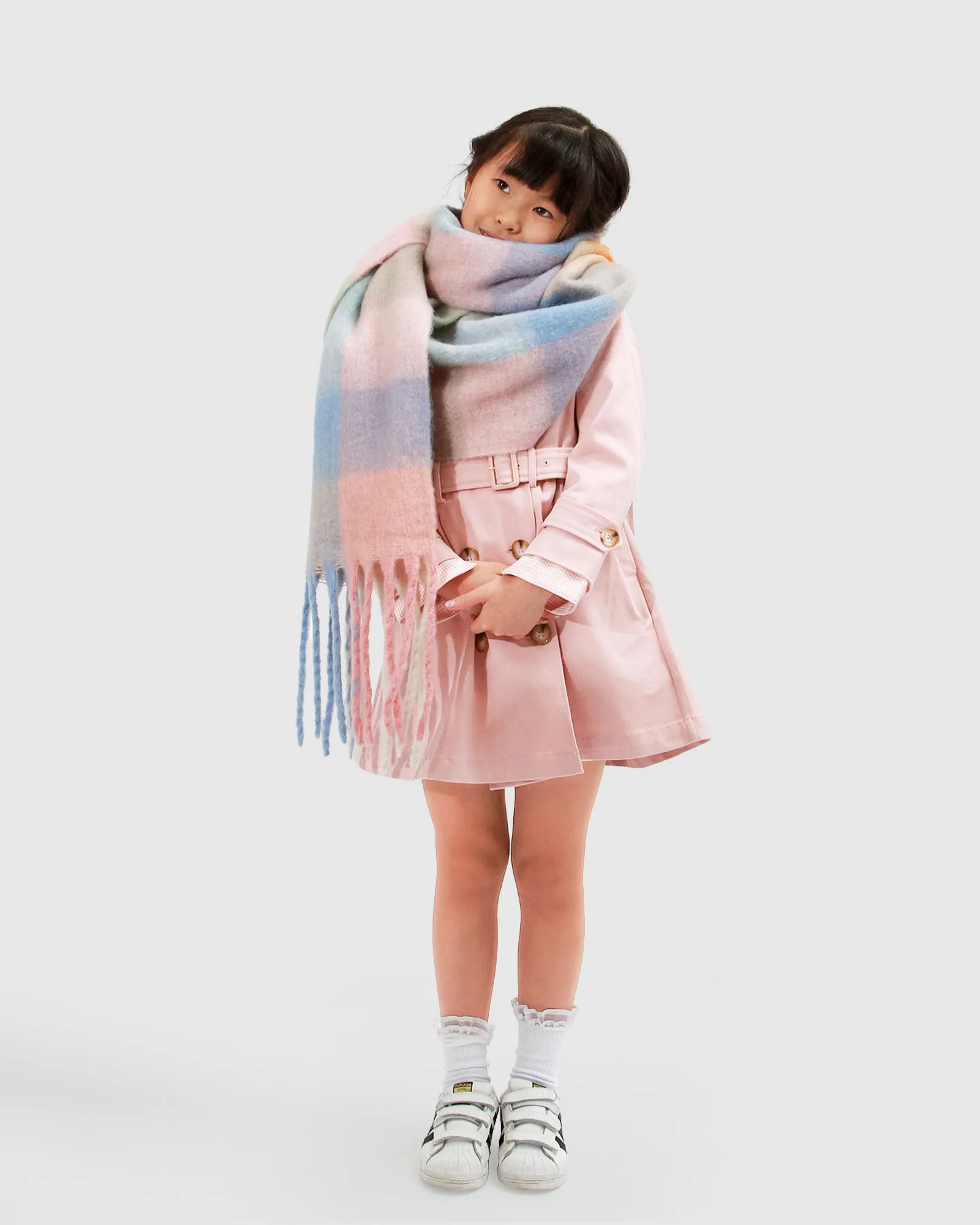 Vail Checkered Scarf - Candy