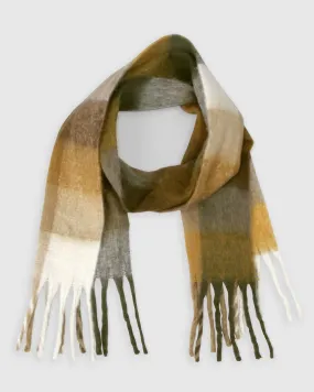 Vail Checkered Scarf - Earth