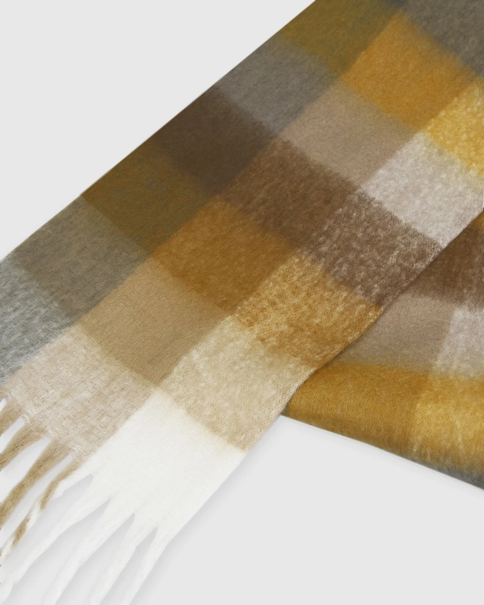 Vail Checkered Scarf - Earth
