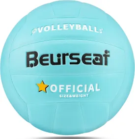 Volleyball, Soft Touch Beach Volleyball, Indoor Outdoor Volleyball for Beach Game Training, Official Size 5
