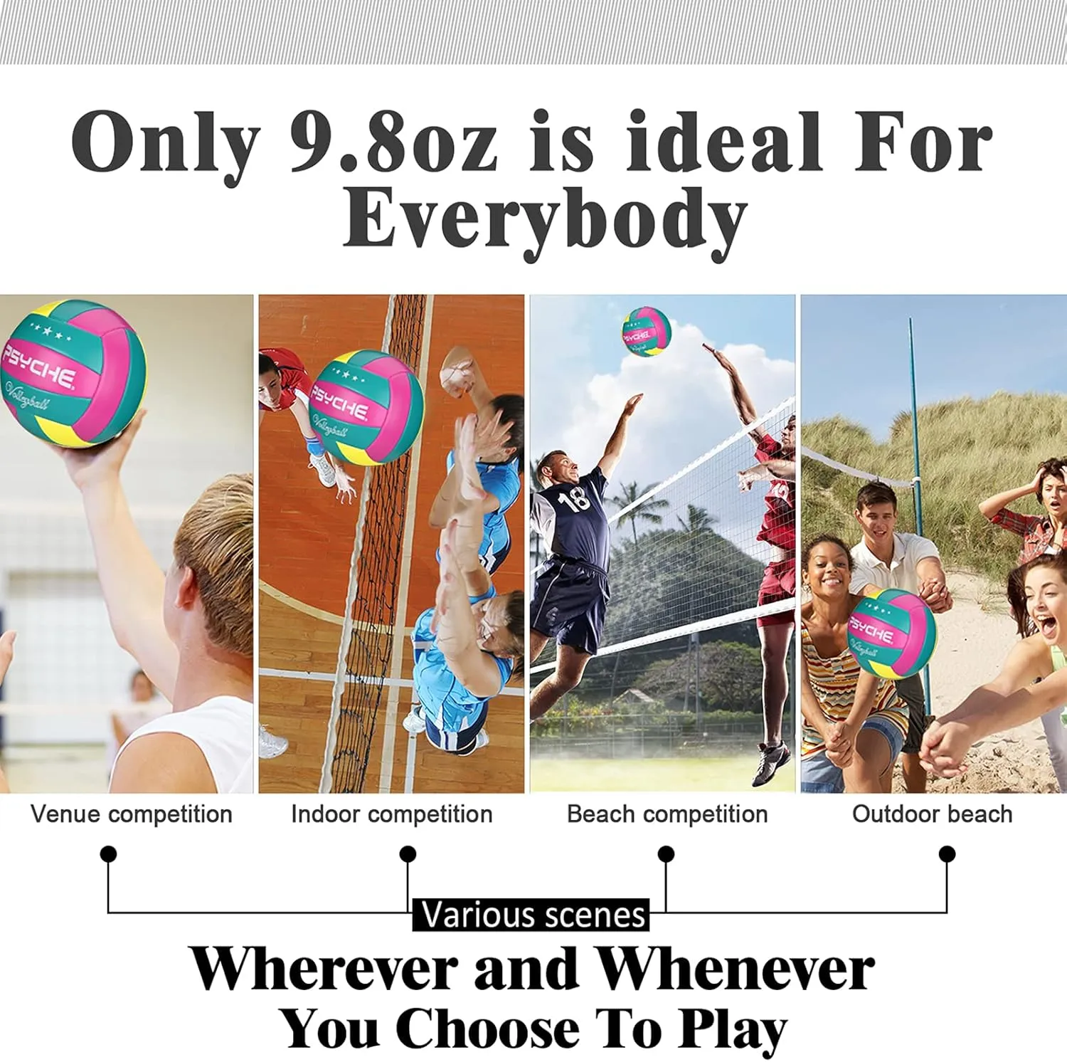 Wisdom Leaves Volleyball Official Size 5,Soft Volleyball for Kids,Youth,Adults Indoor Outdoor Beach Park Games PlayBest Gifts 
