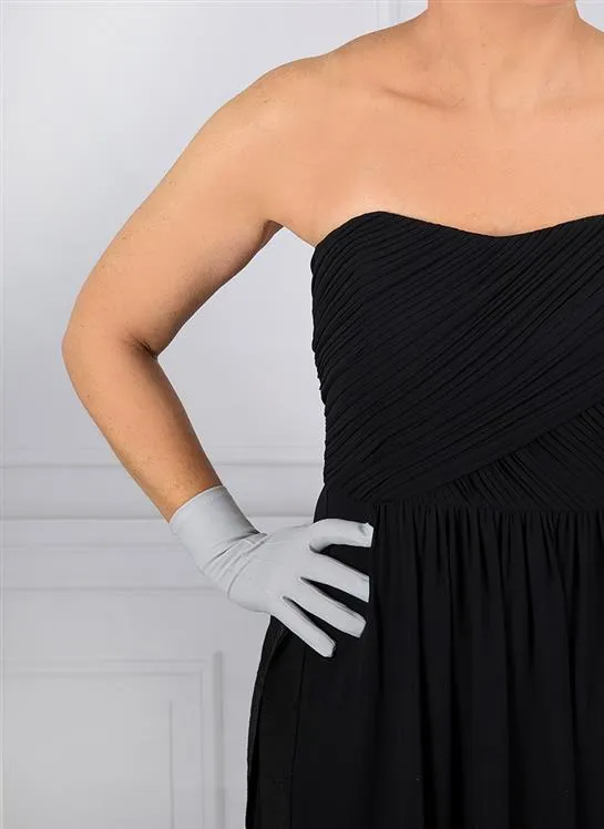 Women's Three-Point Matt Satin Gloves