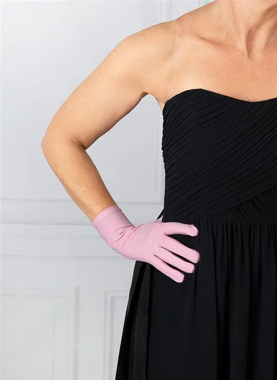 Women's Three-Point Matt Satin Gloves